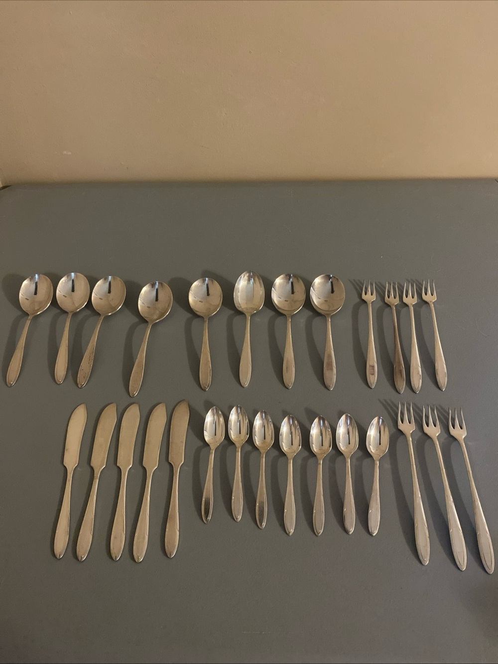 Oneida Nobility Plate Silverware Set - Picture 6 of 10